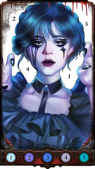 Скачать взломанную Dark, Horror Color by Number  [МОД Бесконечные монеты] — стабильная версия apk на Андроид screen 5