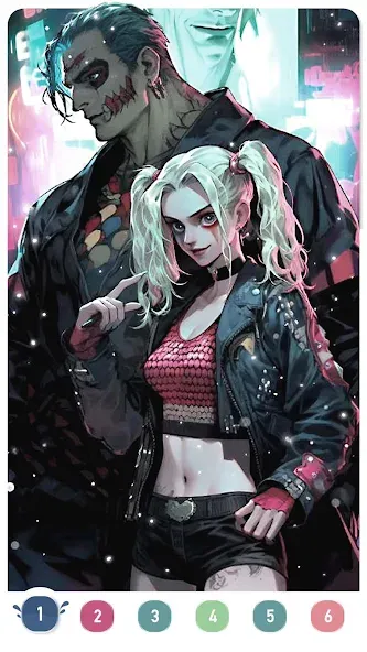 Скачать взлом Clown Color, Paint by number  [МОД Menu] — полная версия apk на Андроид screen 4