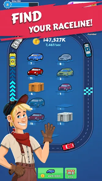 Скачать взлом Merge Car — Idle Merge Cars (Мердж Кар)  [МОД Mega Pack] — последняя версия apk на Андроид screen 4