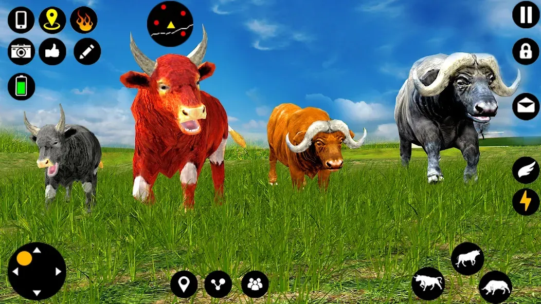 Скачать взломанную Angry Bull Attack Fight Games (Ангри Булл Атак Файт Геймс)  [МОД Бесконечные монеты] — полная версия apk на Андроид screen 1