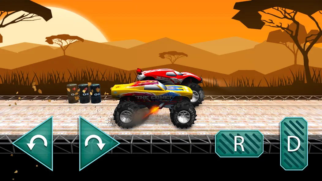 Скачать взлом Monster truck: Extreme racing  [МОД Бесконечные деньги] — последняя версия apk на Андроид screen 4