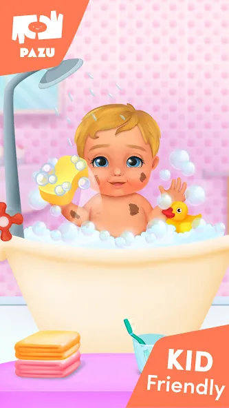 Взломанная Baby care game & Dress up  [МОД Меню] — последняя версия apk на Андроид screen 3