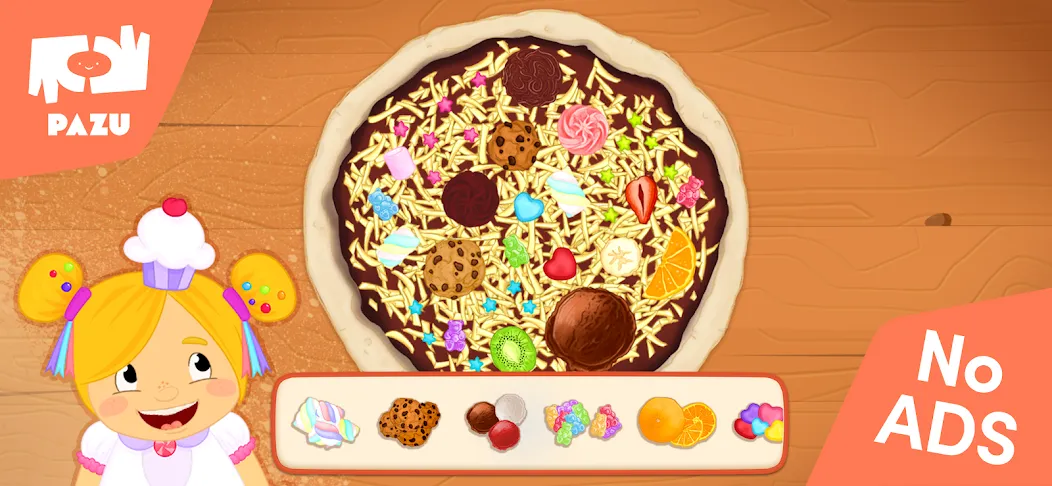 Взломанная Pizza maker cooking games  [МОД Unlimited Money] — последняя версия apk на Андроид screen 2