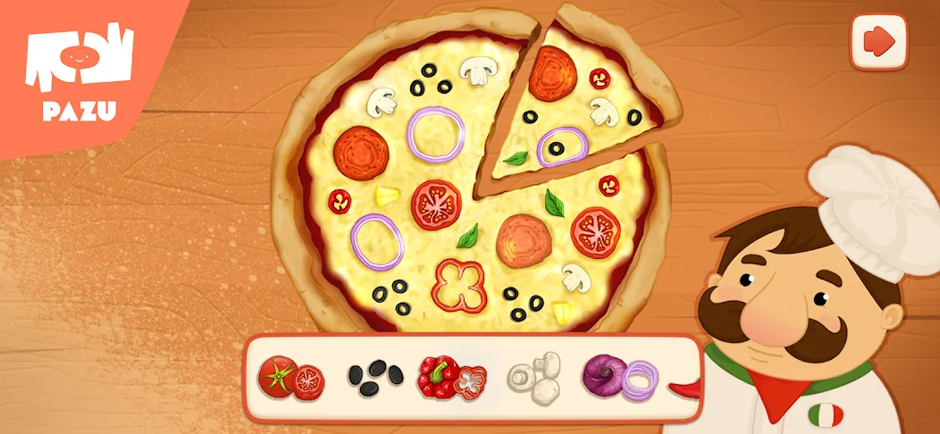 Взломанная Pizza maker cooking games  [МОД Unlimited Money] — последняя версия apk на Андроид screen 5