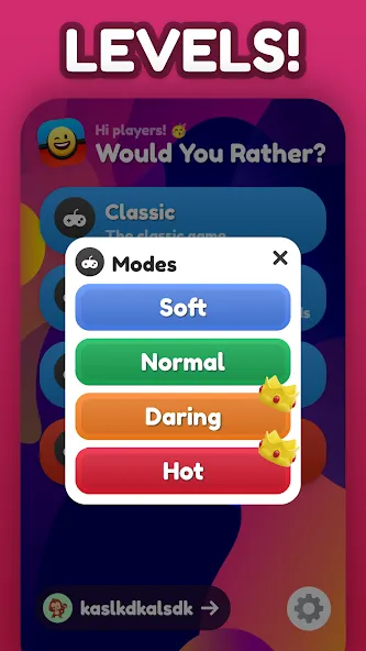 Взломанная Would You Rather ?  [МОД Mega Pack] — последняя версия apk на Андроид screen 4