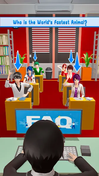 Скачать взломанную Anime School Teacher Simulator  [МОД Меню] — стабильная версия apk на Андроид screen 5