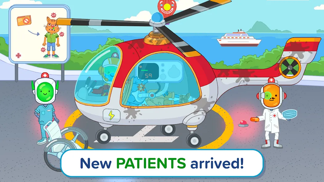 Взломанная Pepi Hospital 2: Flu Clinic (Пепи Хоспитал 2)  [МОД Unlocked] — последняя версия apk на Андроид screen 3