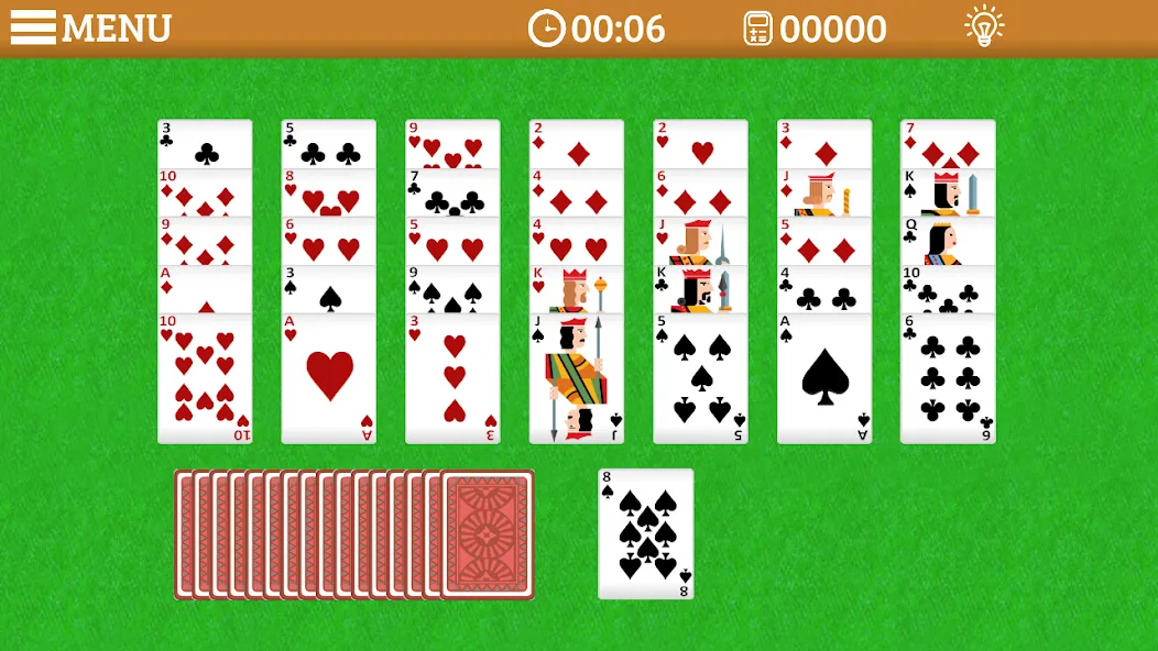 Взлом Golf Solitaire Multi CardsGame (Гольф Солитер Мульти КардсГейм)  [МОД Все открыто] — полная версия apk на Андроид screen 2