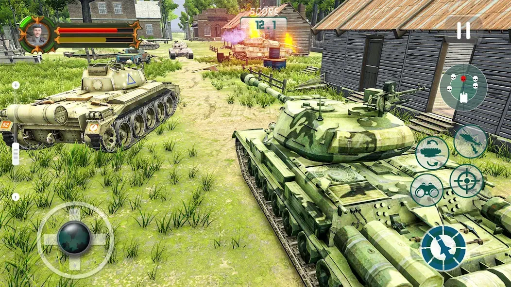 Скачать взломанную Army Tank Games Offline 3d  [МОД Unlocked] — последняя версия apk на Андроид screen 5