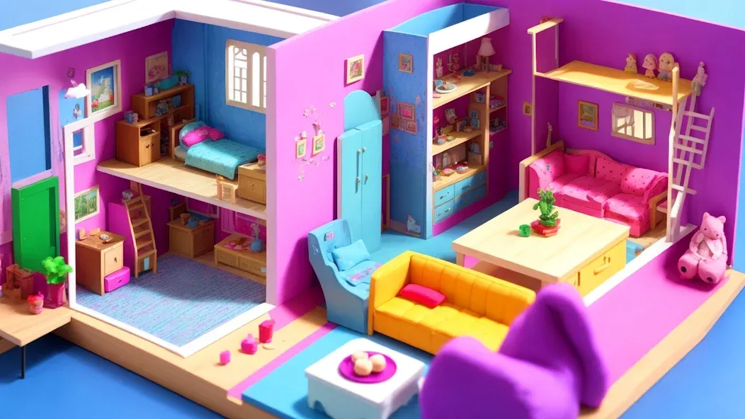 Скачать взломанную Doll House Design: Girl Games (Долл Хаус Дизайн)  [МОД Меню] — стабильная версия apk на Андроид screen 4