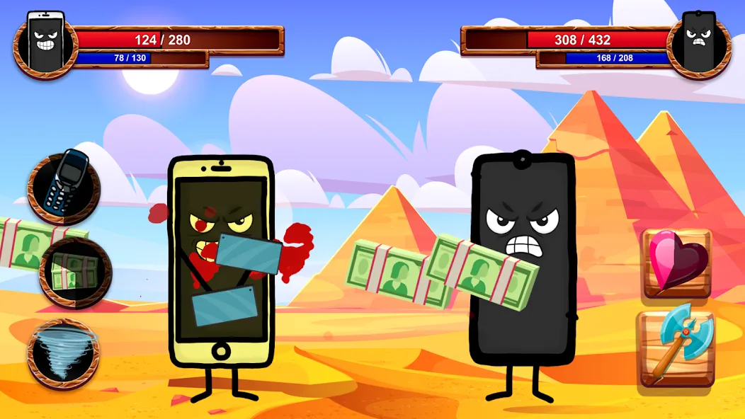 Скачать взломанную Cartoon Battle  [МОД Unlimited Money] — стабильная версия apk на Андроид screen 5