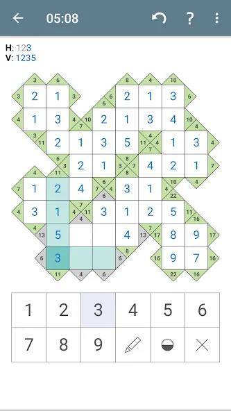 Взломанная Kakuro (Cross Sums)  [МОД Много монет] — полная версия apk на Андроид screen 5
