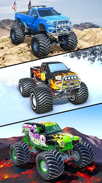 Скачать взлом Rock Crawling: Racing Games 3D (Роккраулинг)  [МОД Mega Pack] — стабильная версия apk на Андроид screen 3