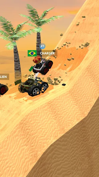 Скачать взлом Rock Crawling: Racing Games 3D (Роккраулинг)  [МОД Mega Pack] — стабильная версия apk на Андроид screen 5