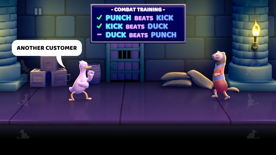 Взломанная Punch Kick Duck (Панч Кик Дак)  [МОД Все открыто] — стабильная версия apk на Андроид screen 1