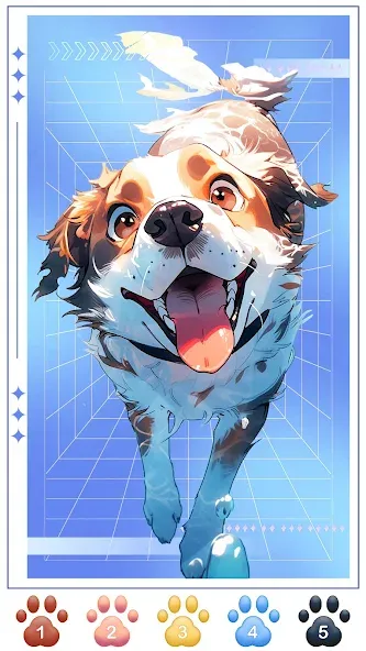 Скачать взлом Dog Coloring, Color by number  [МОД Unlocked] — полная версия apk на Андроид screen 1
