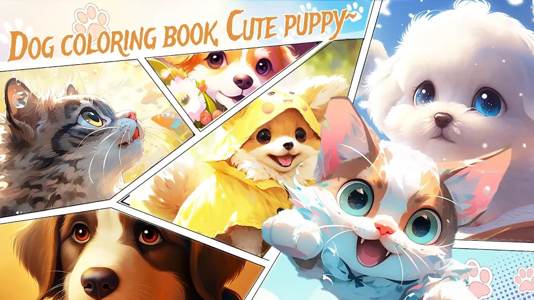 Скачать взлом Dog Coloring, Color by number  [МОД Unlocked] — полная версия apk на Андроид screen 5