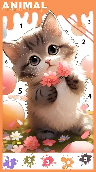 Скачать взлом Paint Color: Color by number  [МОД Menu] — полная версия apk на Андроид screen 5
