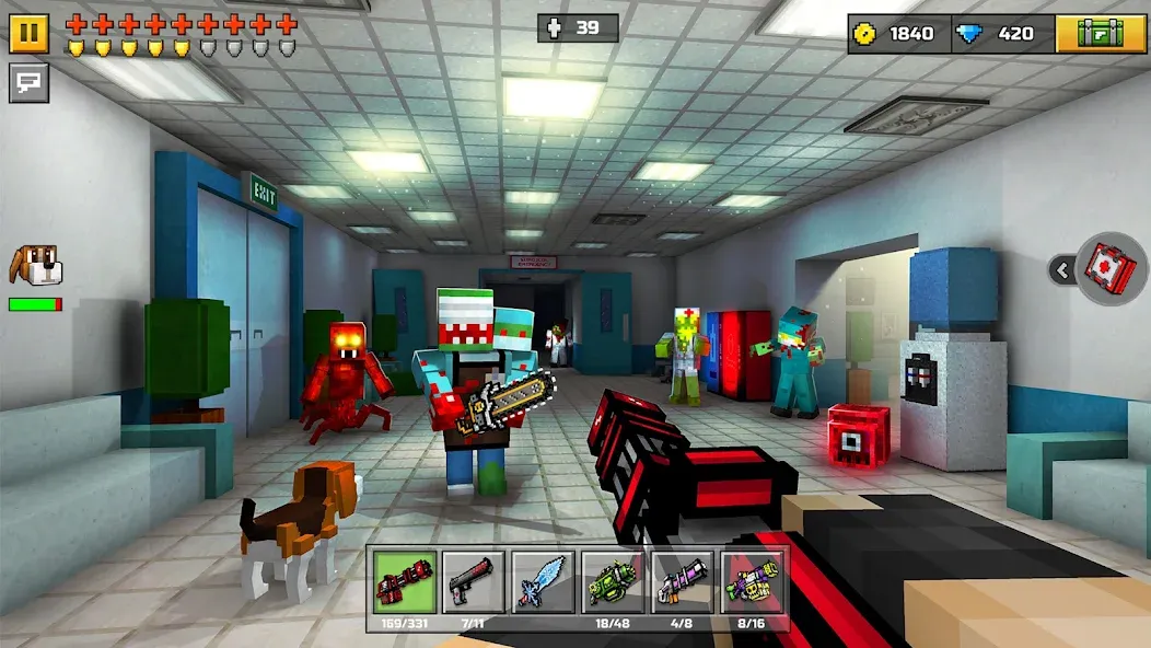 Взлом Pixel Gun 3D — FPS Shooter (Пиксельный пистолет 3Д)  [МОД Много монет] — полная версия apk на Андроид screen 4