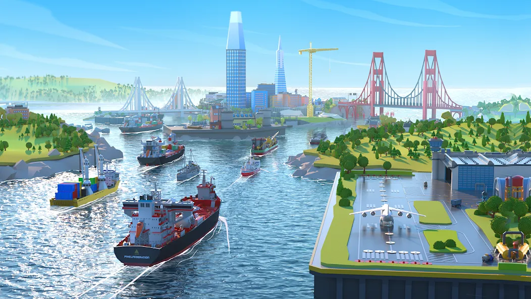 Скачать взлом Port City: Ship Tycoon (Порт Сити)  [МОД Mega Pack] — стабильная версия apk на Андроид screen 5