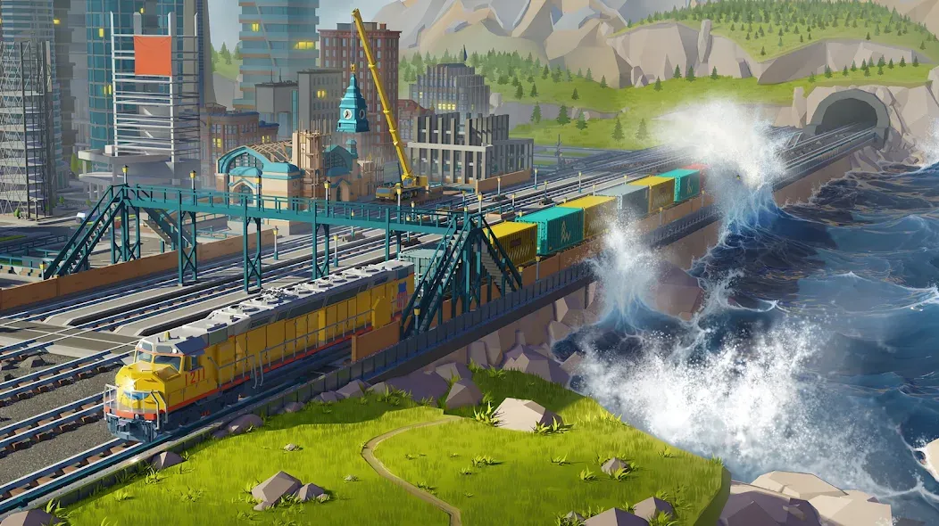 Взлом Train Station 2: Rail Tycoon (Трейн Стейшн 2)  [МОД Бесконечные монеты] — полная версия apk на Андроид screen 5