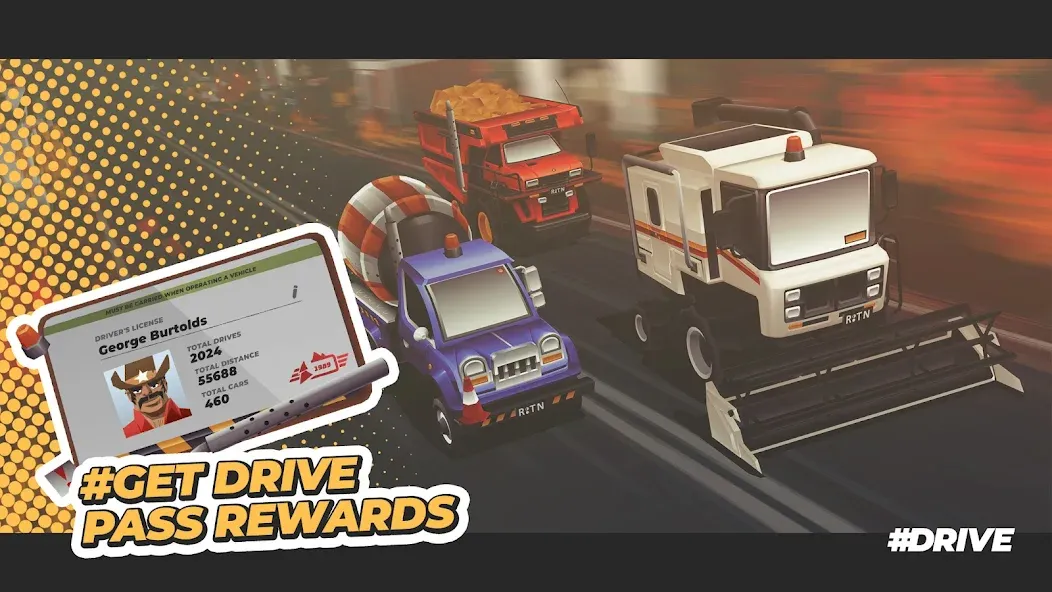 Взлом #DRIVE  [МОД Бесконечные монеты] — последняя версия apk на Андроид screen 1