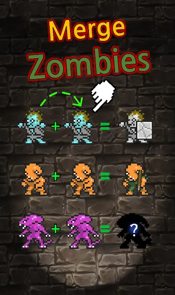 Взлом Grow Zombie VIP : Merge Zombie  [МОД Unlocked] — последняя версия apk на Андроид screen 1