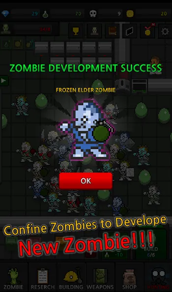 Взлом Grow Zombie VIP : Merge Zombie  [МОД Unlocked] — последняя версия apk на Андроид screen 4