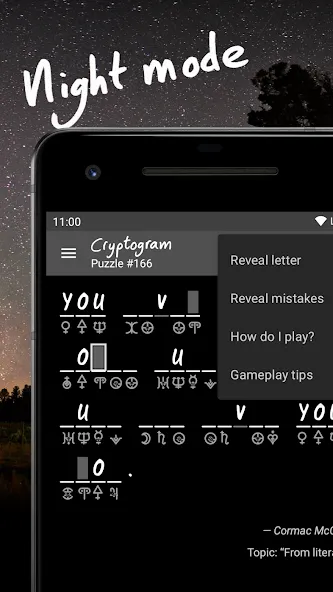 Скачать взломанную Cryptogram — puzzle quotes (Скрытограмма)  [МОД Все открыто] — последняя версия apk на Андроид screen 4