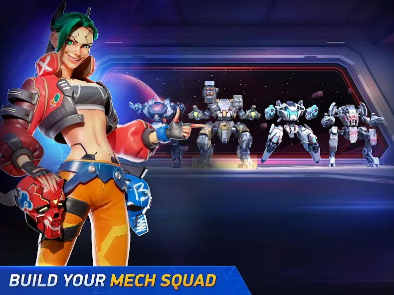 Взломанная Mech Arena — Shooting Game (Мех Арена)  [МОД Unlimited Money] — последняя версия apk на Андроид screen 1