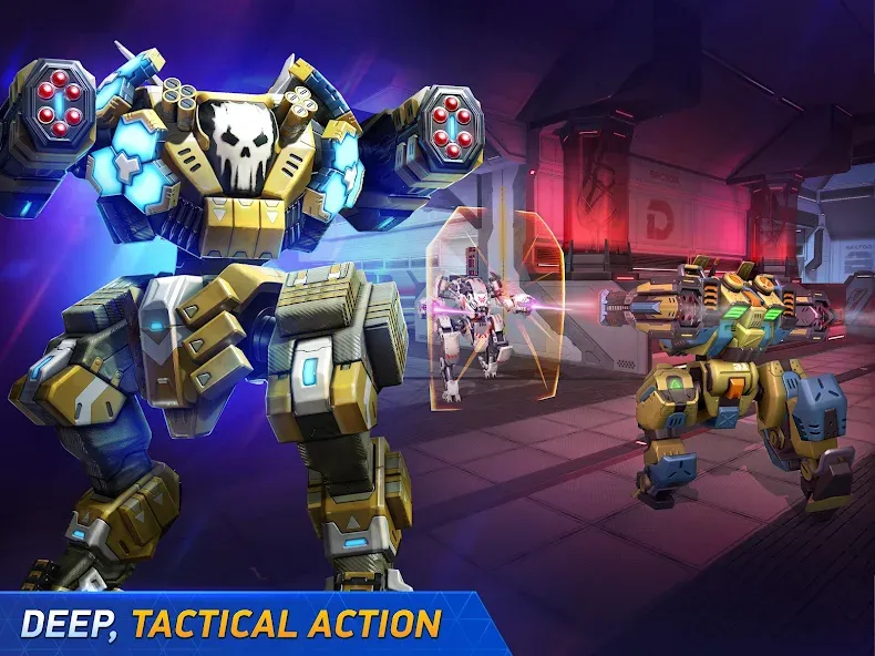 Взломанная Mech Arena — Shooting Game (Мех Арена)  [МОД Unlimited Money] — последняя версия apk на Андроид screen 3