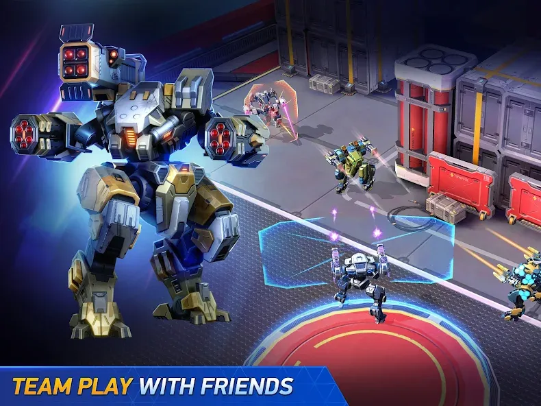 Взломанная Mech Arena — Shooting Game (Мех Арена)  [МОД Unlimited Money] — последняя версия apk на Андроид screen 5