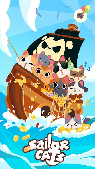 Взлом Sailor Cats (эйлор Кэтс)  [МОД Бесконечные деньги] — полная версия apk на Андроид screen 2