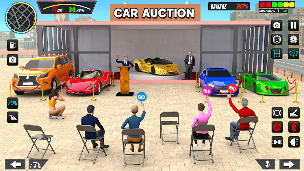 Взлом Car Dealership Car Saler (Драйвинг Скул Сити Кар Геймс)  [МОД Menu] — последняя версия apk на Андроид screen 2