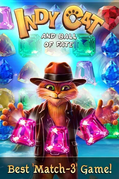 Скачать взломанную Indy Cat for VK  [МОД Все открыто] — последняя версия apk на Андроид screen 1