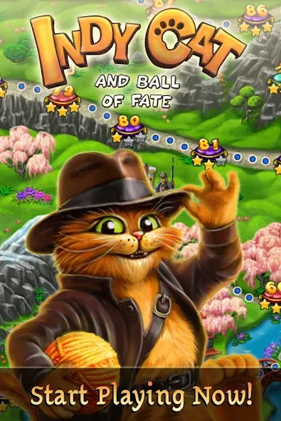 Скачать взломанную Indy Cat for VK  [МОД Все открыто] — последняя версия apk на Андроид screen 5