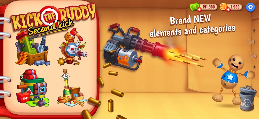 Взлом Kick the Buddy: Second Kick (Кик зе Бадди)  [МОД Все открыто] — стабильная версия apk на Андроид screen 2