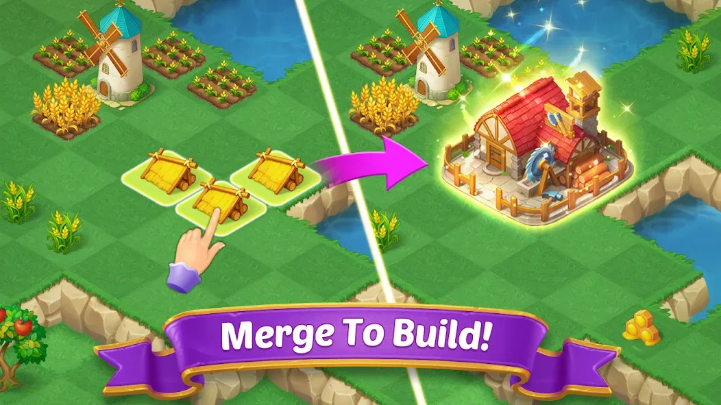 Взломанная Merge Castle: Match 3 Puzzle (Мердж Кастл)  [МОД Много монет] — полная версия apk на Андроид screen 3