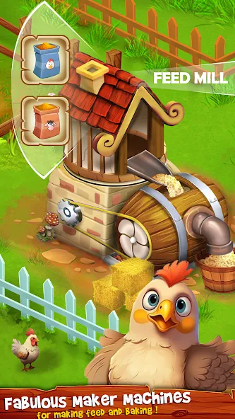 Взлом Country Valley Farming Game (Парадайз Хей Фарм Айленд)  [МОД Бесконечные монеты] — полная версия apk на Андроид screen 2