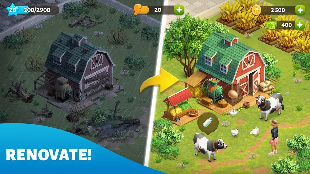 Скачать взломанную Spring Valley: Farm Game (принг Вэлли)  [МОД Меню] — полная версия apk на Андроид screen 2