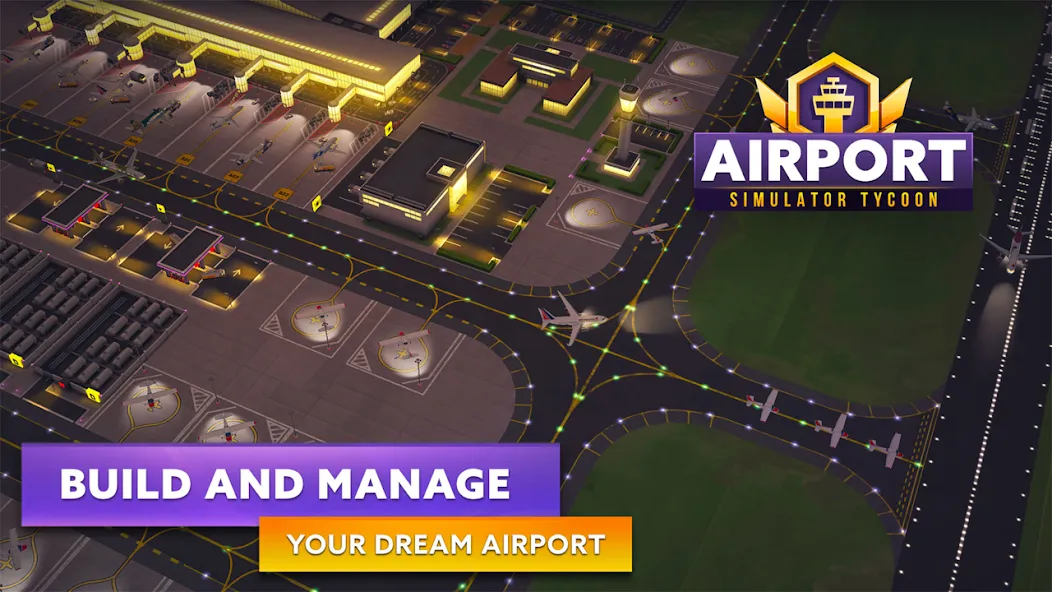 Скачать взломанную Airport Simulator: Tycoon Inc. (Эйрпорт Симулятор)  [МОД Unlocked] — стабильная версия apk на Андроид screen 2