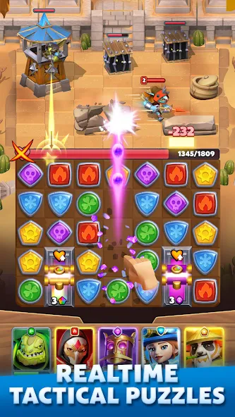 Взломанная Puzzle Breakers: Champions War (Пазл Брейкерс)  [МОД Mega Pack] — полная версия apk на Андроид screen 4