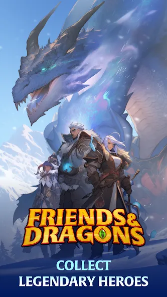 Взлом Friends & Dragons — Puzzle RPG  [МОД Menu] — полная версия apk на Андроид screen 1