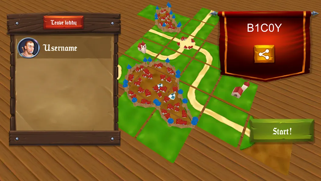 Скачать взломанную War of Carcassonne board Games (Каркассон)  [МОД Все открыто] — последняя версия apk на Андроид screen 3