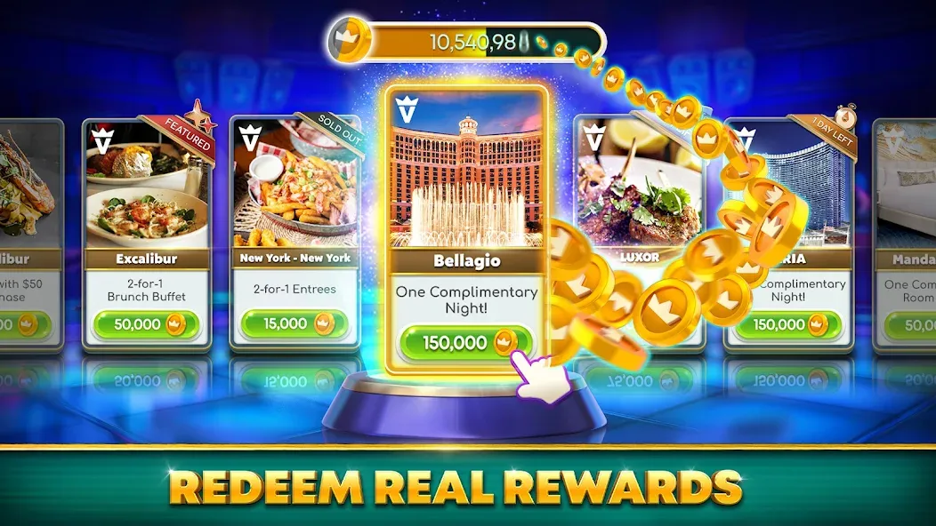 Скачать взлом myVEGAS Slots: Casino Slots (майВЕГАС Слотс)  [МОД Все открыто] — стабильная версия apk на Андроид screen 2