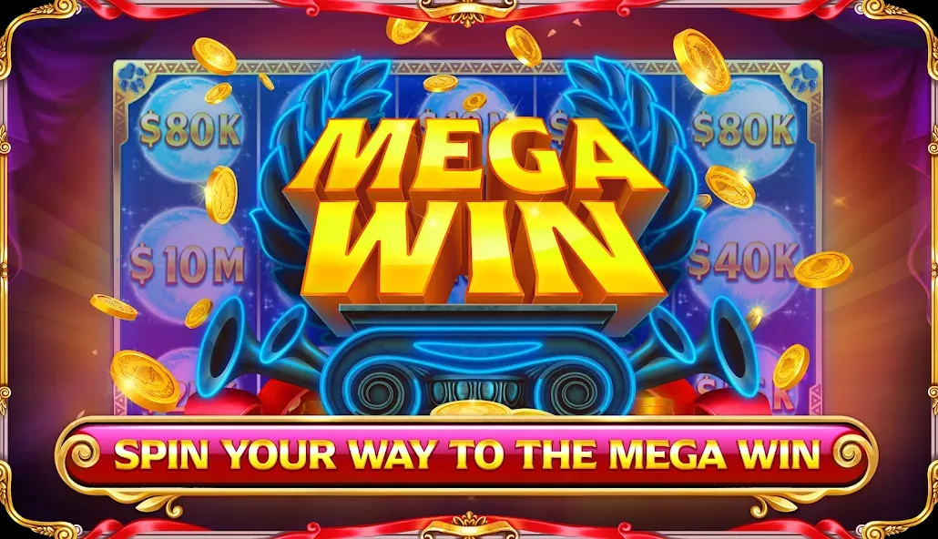 Взломанная Caesars Slots: Casino Games (Сизарс Слотс)  [МОД Mega Pack] — последняя версия apk на Андроид screen 4