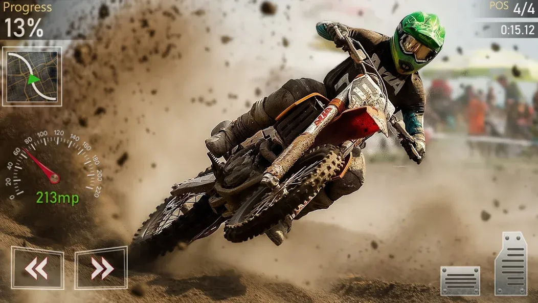 Взломанная Motocross MX Dirt Bike Games  [МОД Меню] — стабильная версия apk на Андроид screen 2