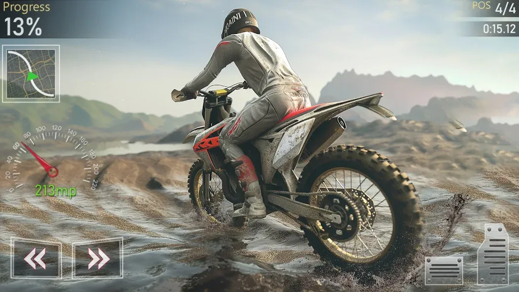 Взломанная Motocross MX Dirt Bike Games  [МОД Меню] — стабильная версия apk на Андроид screen 3