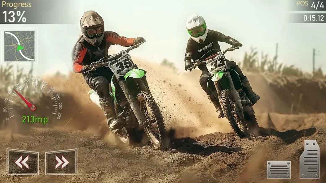 Взломанная Motocross MX Dirt Bike Games  [МОД Меню] — стабильная версия apk на Андроид screen 4