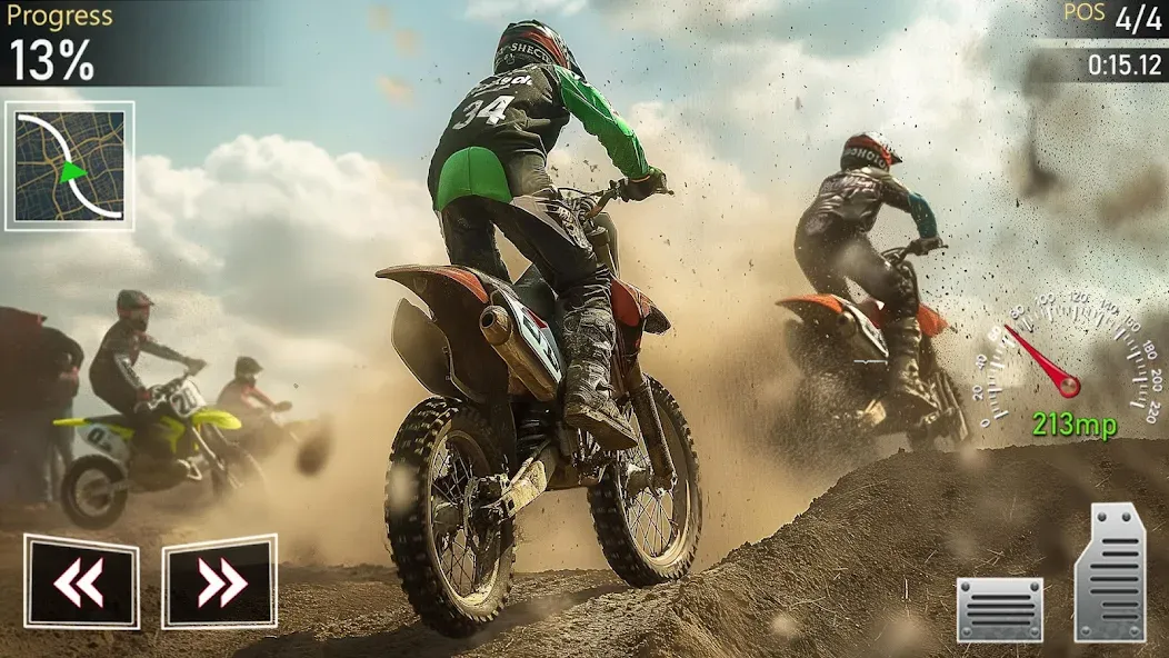 Взломанная Motocross MX Dirt Bike Games  [МОД Меню] — стабильная версия apk на Андроид screen 5